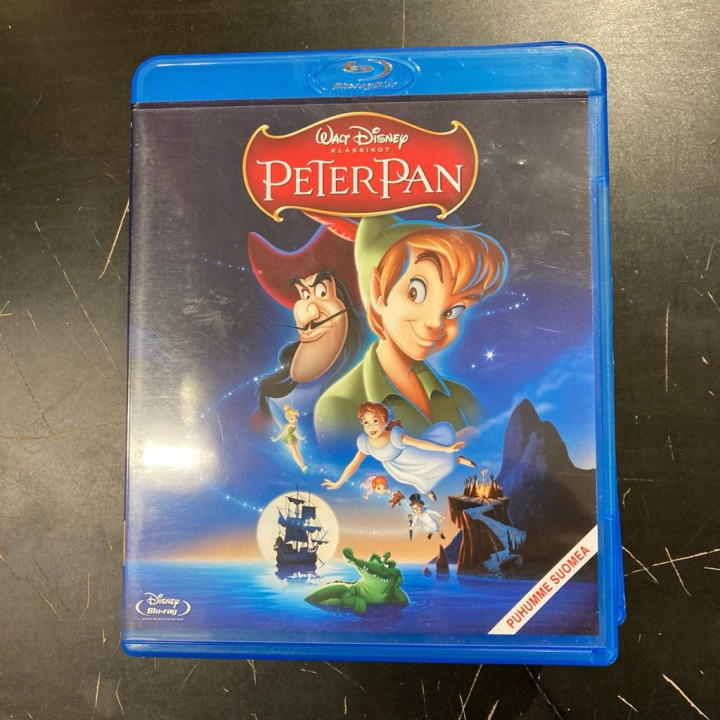 Peter Pan (1953) Blu-ray (VG/M-) -seikkailu-